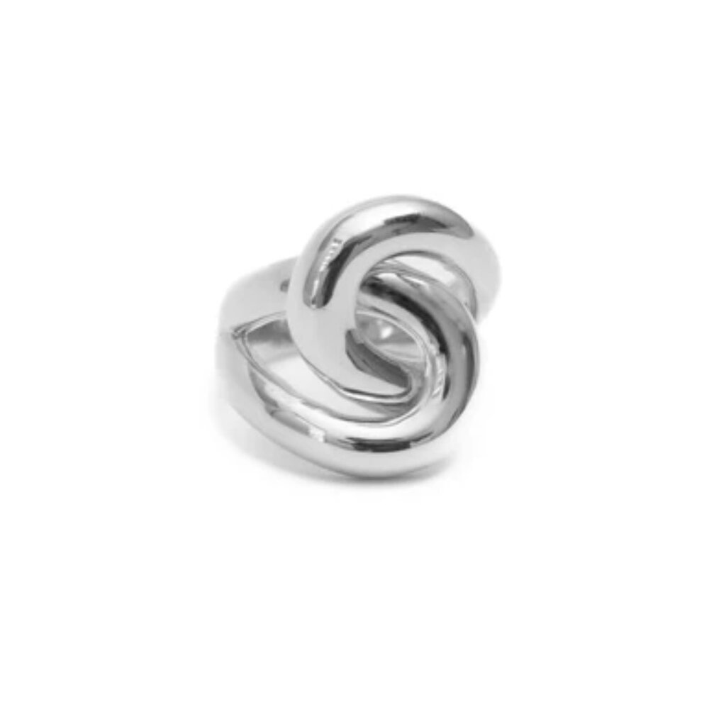 Silver Twisted Knot Ring